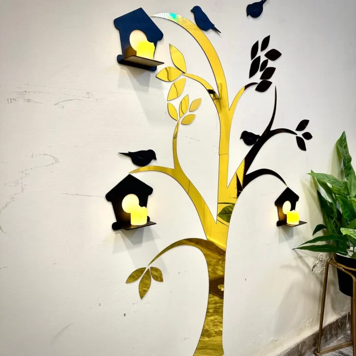 Acrylic-Birds-on-Tree-Wall-Decor-with-Wooden-Shelves-LED-Lights-5-Feet-Height-Elegant-Home-Decor-3.webp